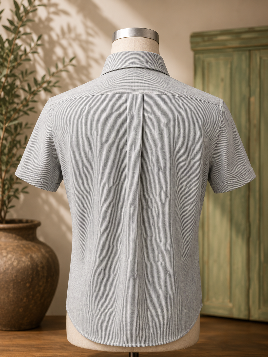 The Silverline Wool Silk Twill Top