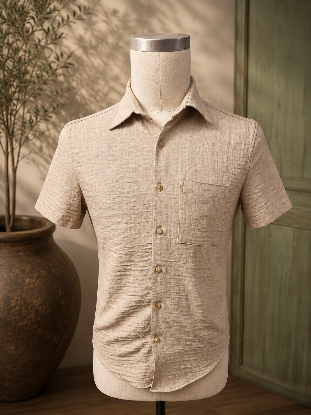 Sahara Drift Matka Silk Top