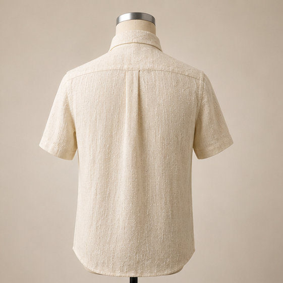 One of One Raw Silk Top